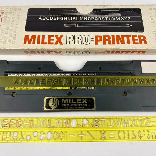 Milex pro printer stencil kit - pro-printer,